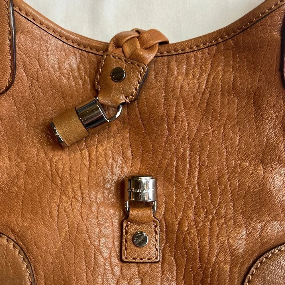 Vintage Y2K Michael Kors Crosby cognac, Large leather bag